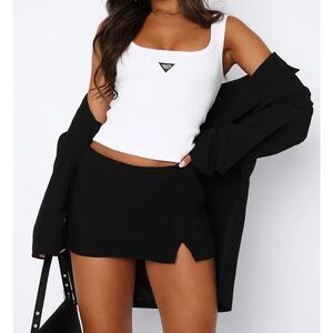 Give It A Go Mini Skort Black